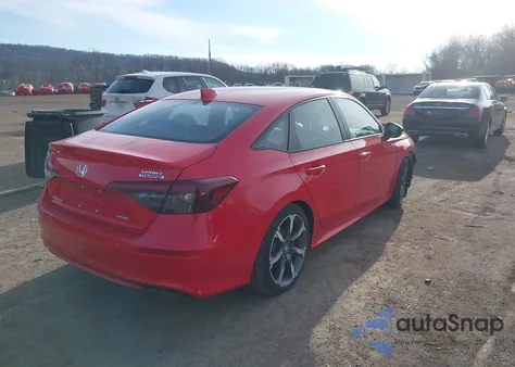 2025 Honda Civic Hybrid Sport/Sport Touring from USA, damaged, VIN 2HGFE4F89SH350548